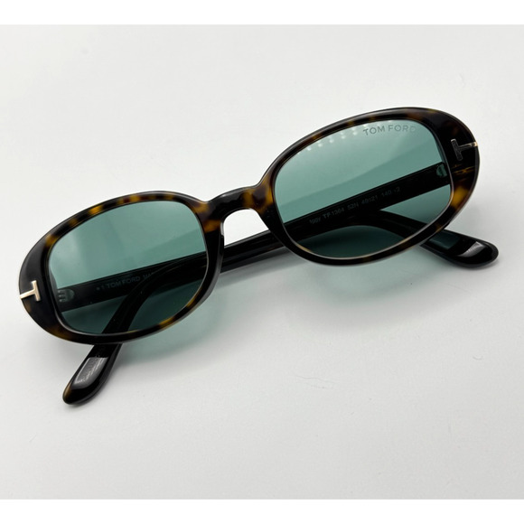 Tom Ford Sunglasses Iggy FT1364 52N Brown Oval Frame 49-21-140 New Authentic main image 14